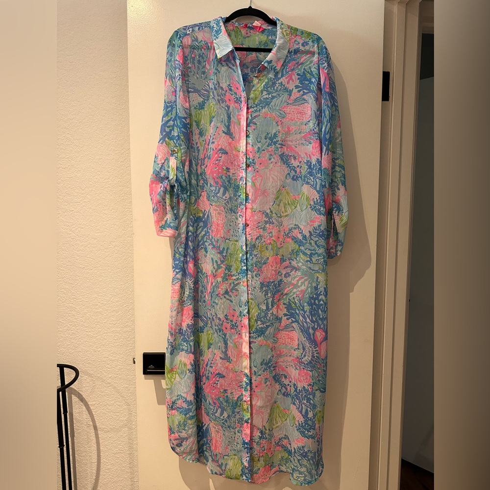Lilly Pulitzer Natalie Cover Up Maxi